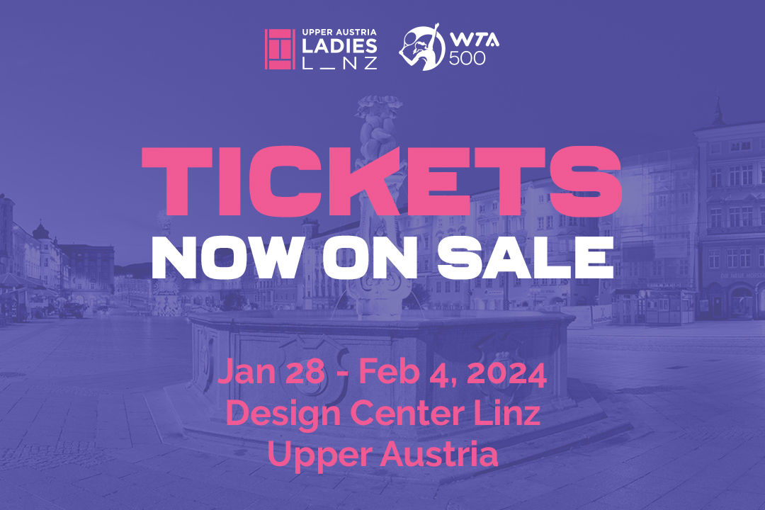 TicketVorverkauf zum WTA500Event Upper Austria Ladies Linz 2024 gestartet Upper Austria