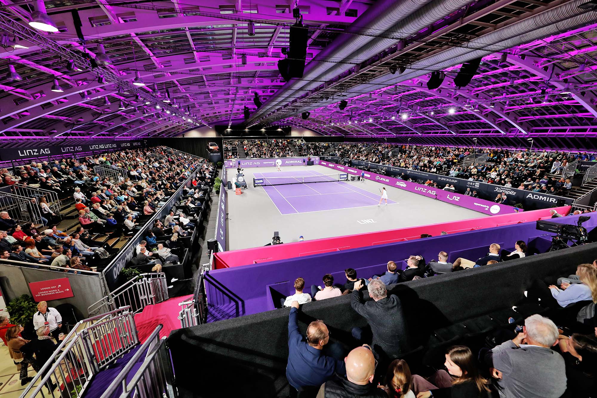 Grandiose Premiere als WTA500Turnier Upper Austria Ladies Linz