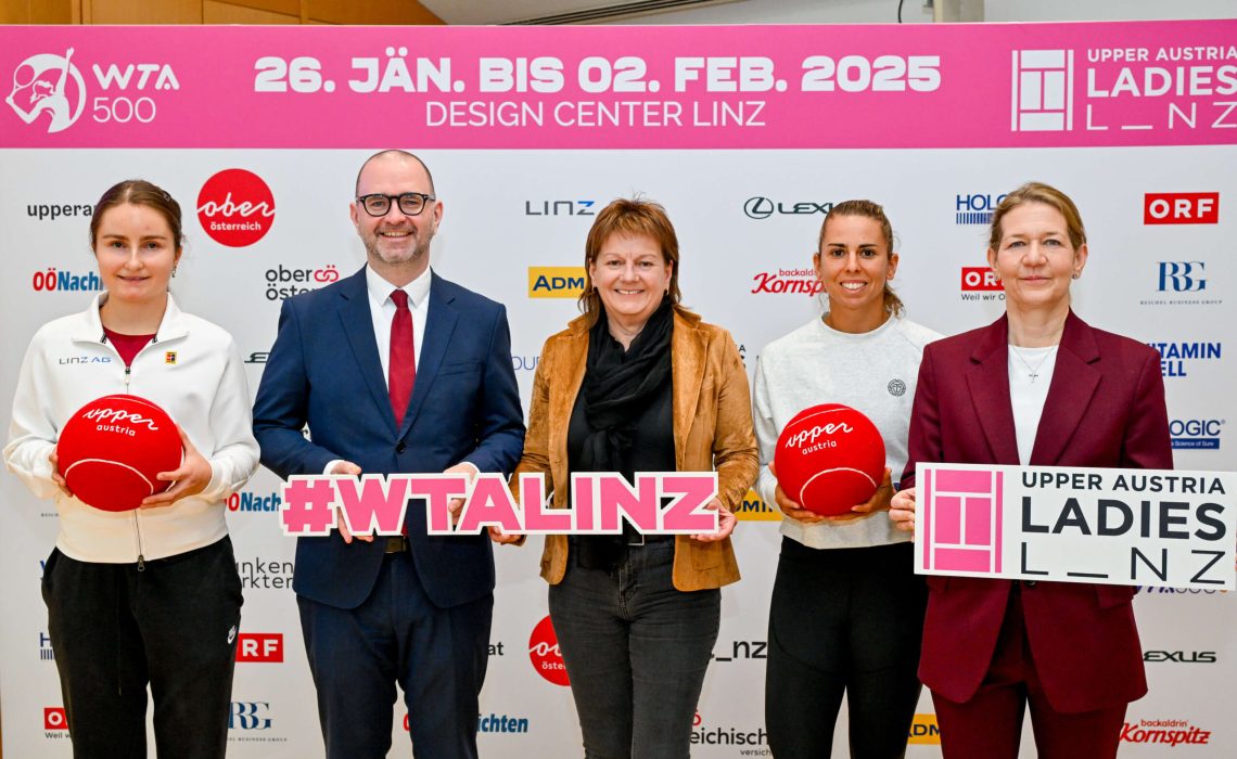 Pressekonferenz WTA-500Upper Austria Ladies Linz 2025, 24.01.2025-30